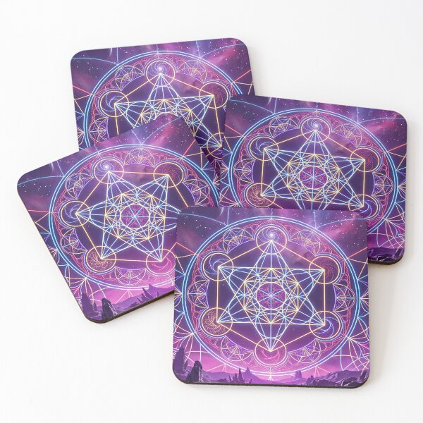 Item preview, Glowing Neon Metatron's Cube Alien World | Monkeybusiness designed and sold by monkeybusiness.pt.
