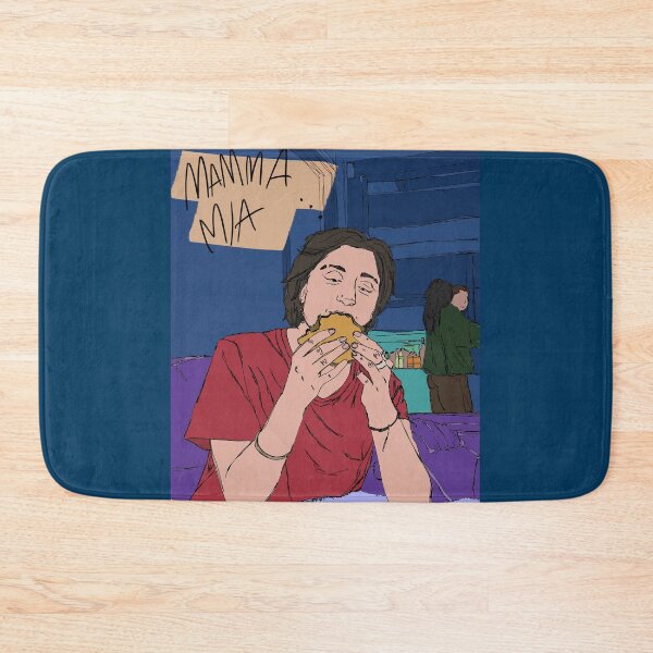 Item preview, "Mamma Mia!" | Lara Veggie Burger Pop Art Illustration designed and sold by Francicci.