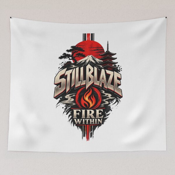Item preview, STILLBLAZE Fire Within – Japanese Inspired Streetwear designed and sold by BilcoStillbaze.