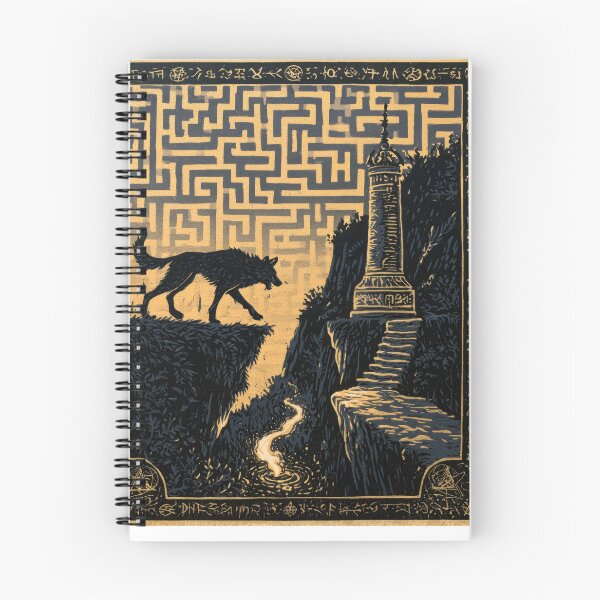 Item preview, Mythic Wolf Labyrinth Journey Ancient Tower designed and sold by POVAD.