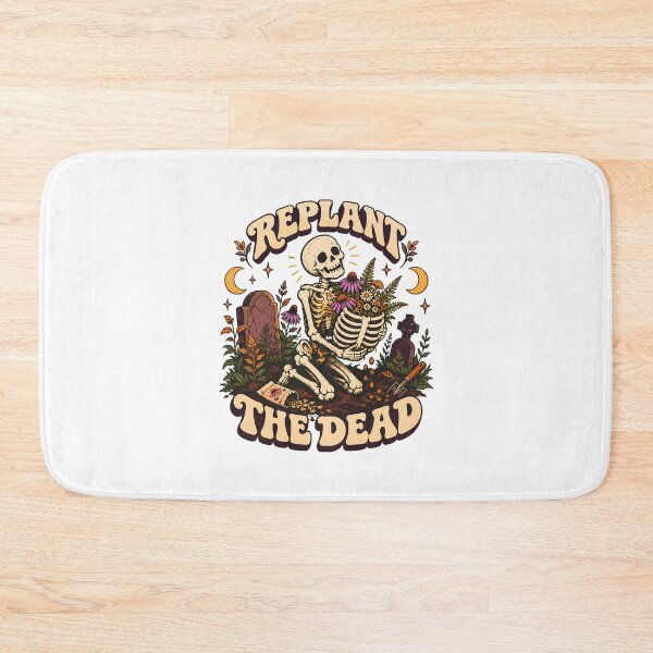 Item preview, Goth Gardener Skeleton Planting Wildflowers Botanist designed and sold by chattsuede.