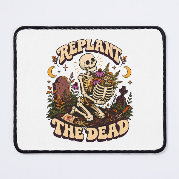 Item preview, Goth Gardener Skeleton Planting Wildflowers Botanist designed and sold by chattsuede.