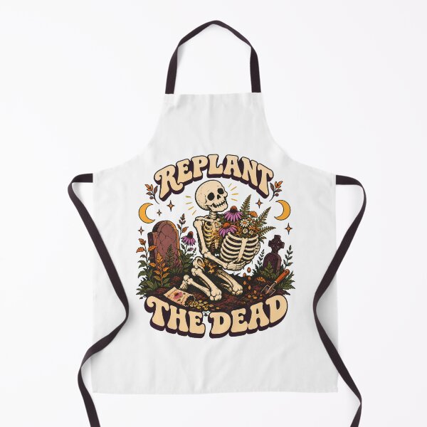 Item preview, Goth Gardener Skeleton Planting Wildflowers Botanist designed and sold by chattsuede.