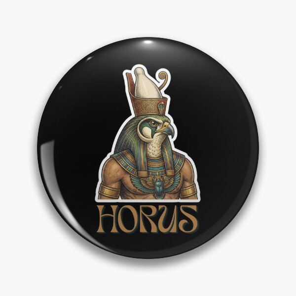 Item preview, Horus Egyptian Falcon God - Vintage Mythology Engraving  designed and sold by KaBaRen.