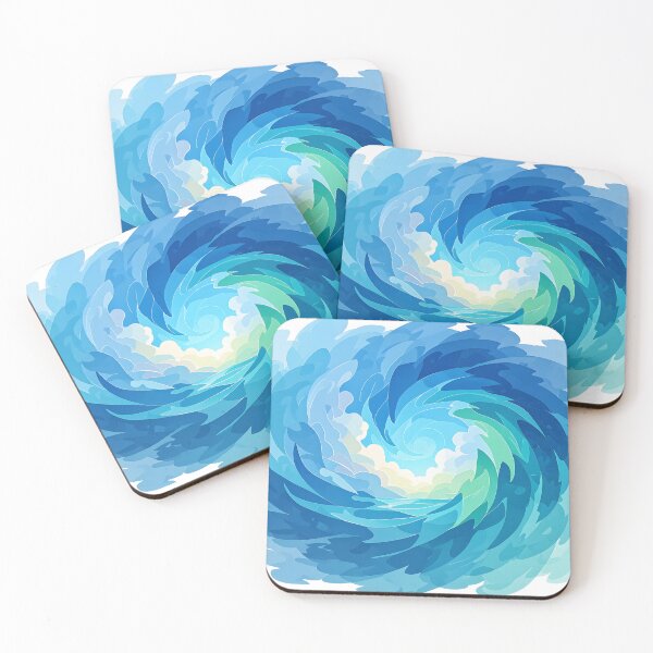 Item preview, Vibrant Blue Swirling Vortex designed and sold by Jill Nightingale.