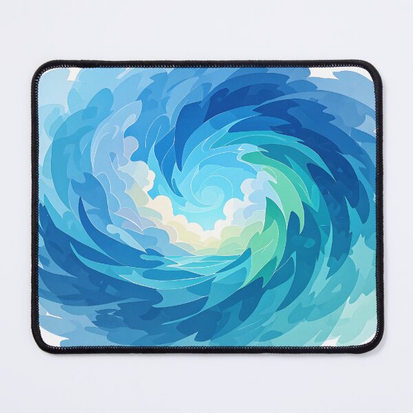 Item preview, Vibrant Blue Swirling Vortex designed and sold by Jill Nightingale.