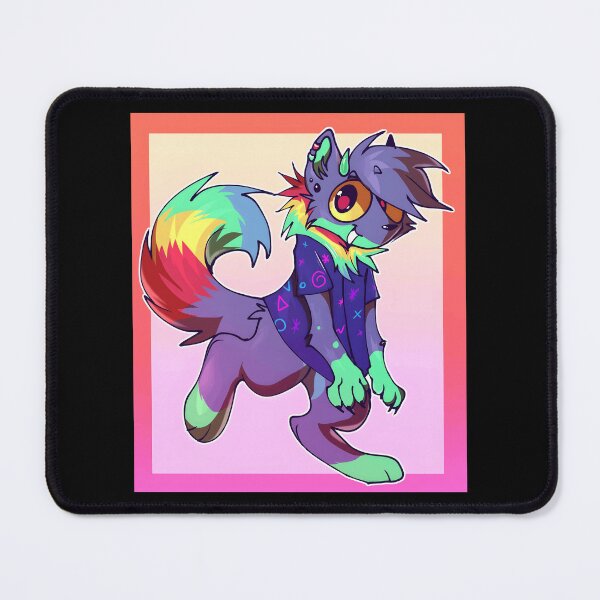 Item preview, Colorful Cartoon Wolf Character designed and sold by Fibi-studio.