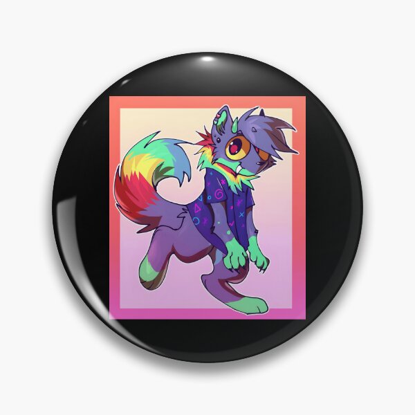 Item preview, Colorful Cartoon Wolf Character designed and sold by Fibi-studio.