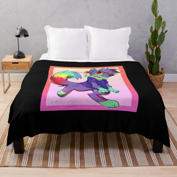 Item preview, Colorful Cartoon Wolf Character designed and sold by Fibi-studio.