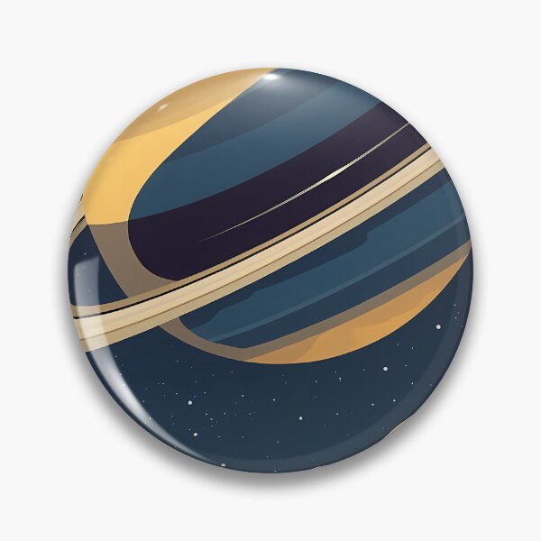 Item preview, Retro Saturn Travel Poster - Rings of Saturn Space Art designed and sold by Deep Field Prints.