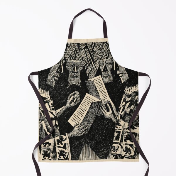 Item preview, Stylized Readers Sacred Book Linocut designed and sold by POVAD.