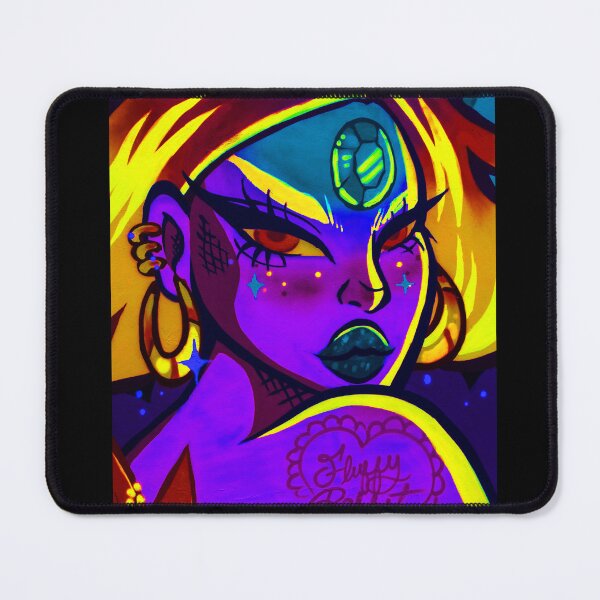 Item preview, Purple beauty with yellow hair designed and sold by Charles Turner.