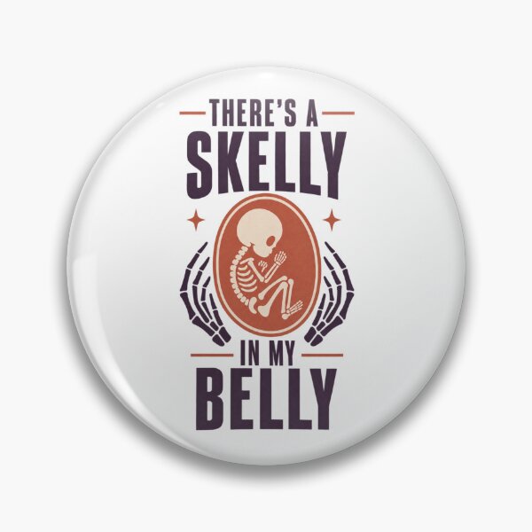 Item preview, There's A Skelly In My Belly designed and sold by LuveraxArt.