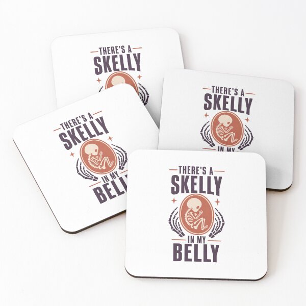Item preview, There's A Skelly In My Belly designed and sold by LuveraxArt.