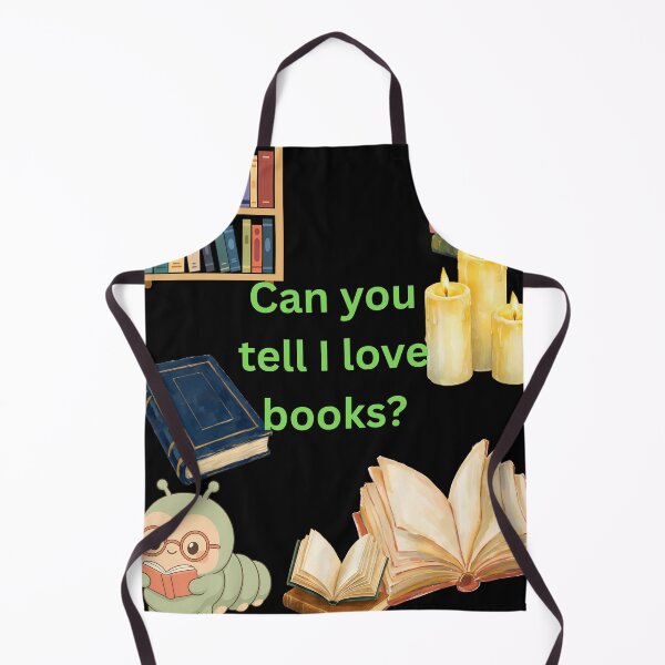 Item preview, Library Books and a Bookworm designed and sold by CurlyDoodle.