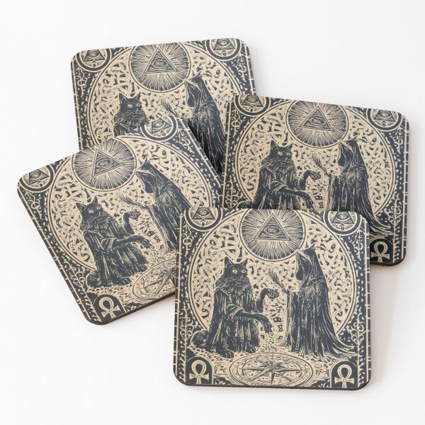 Item preview, Mystical Witch and Black Cat Ritual designed and sold by POVAD.