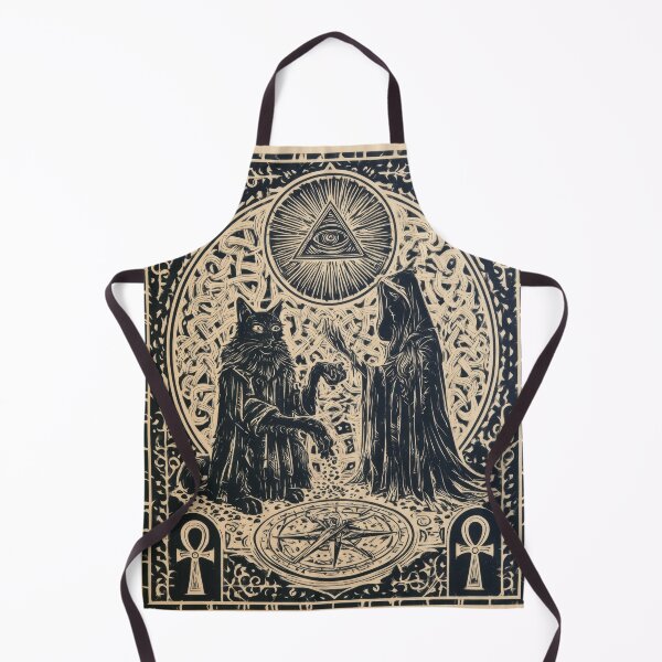 Item preview, Mystical Witch and Black Cat Ritual designed and sold by POVAD.