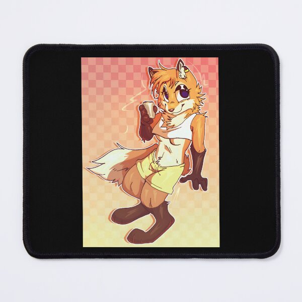 Item preview, Charming Fox Character with Coffee designed and sold by Fibi-studio.