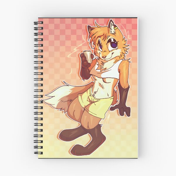 Item preview, Charming Fox Character with Coffee designed and sold by Fibi-studio.