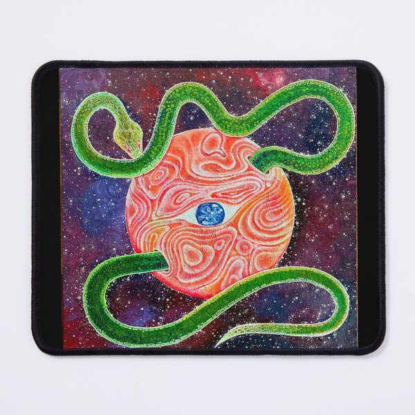 Item preview, "Repto-Planetary Symbiosis" Acrylic on canvas designed and sold by Desorbitarte.