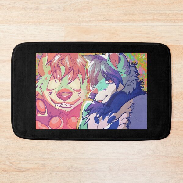 Item preview, Vibrant Furry Art with Wolf and Cat Characters designed and sold by Fibi-studio.