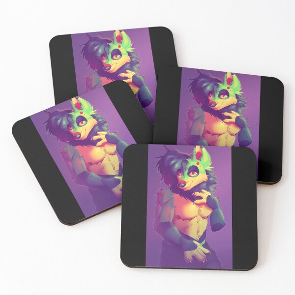 Item preview, Colorful Furry Character with Vibrant Fur designed and sold by Fibi-studio.