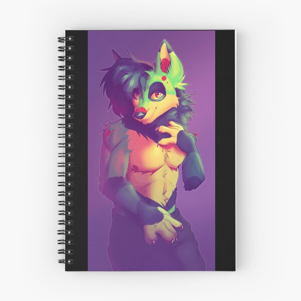 Item preview, Colorful Furry Character with Vibrant Fur designed and sold by Fibi-studio.