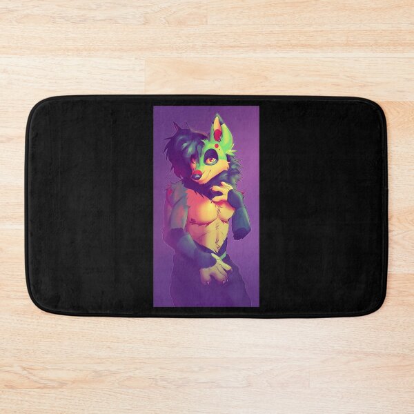 Item preview, Colorful Furry Character with Vibrant Fur designed and sold by Fibi-studio.