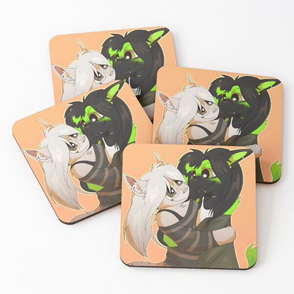 Item preview, Cute Furry Couple Embrace designed and sold by Fibi-studio.