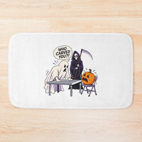 Item preview, Halloween Interrogation Pumpkin Reaper True Crime designed and sold by chattsuede.