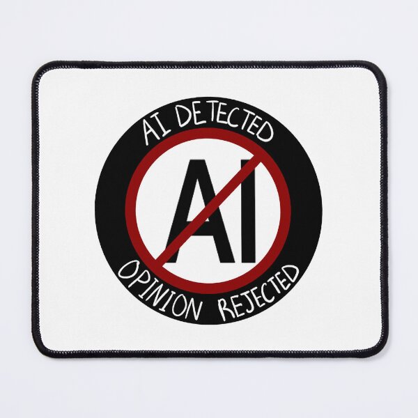 Item preview, AI Detected, Opinion Rejected designed and sold by Zac Stigdon.