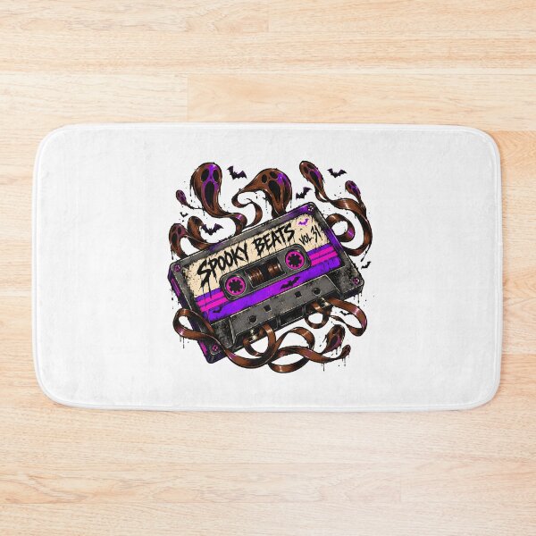 Item preview, Ghost Cassette Haunted Mixtape Bats Halloween DJ designed and sold by chattsuede.