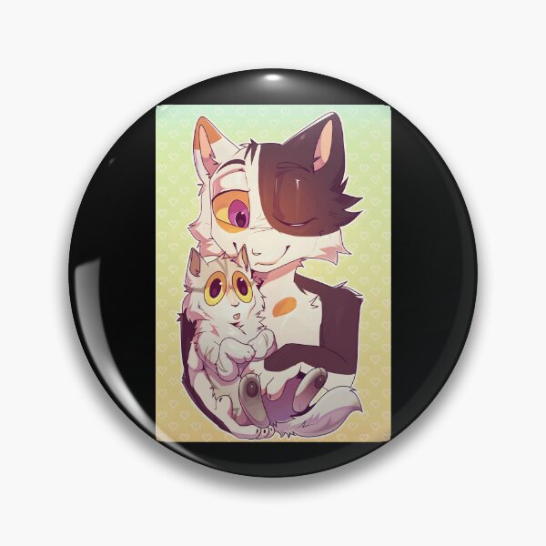 Item preview, Cute Cat and Kitten Embrace Illustration designed and sold by Fibi-studio.