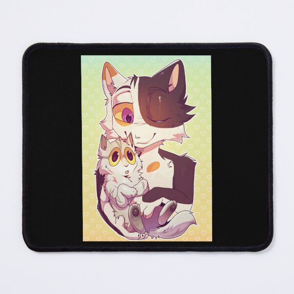 Item preview, Cute Cat and Kitten Embrace Illustration designed and sold by Fibi-studio.