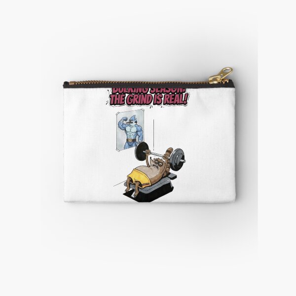 Item preview, Funny Gym Bulking Season Raccoon Weightlifting Art designed and sold by FreakToons.