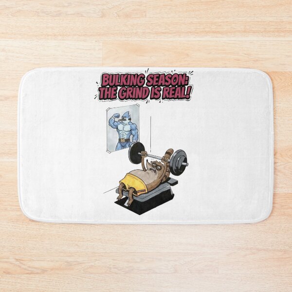 Item preview, Funny Gym Bulking Season Raccoon Weightlifting Art designed and sold by FreakToons.
