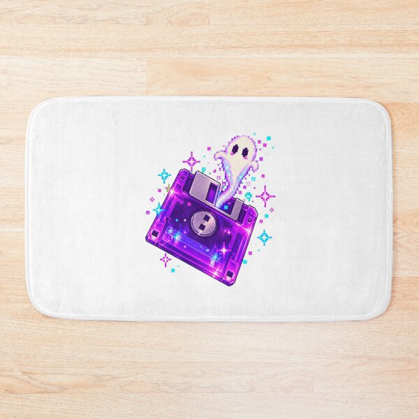 Item preview, Vaporwave Ghost Pixel Floppy Diskette Coder designed and sold by chattsuede.