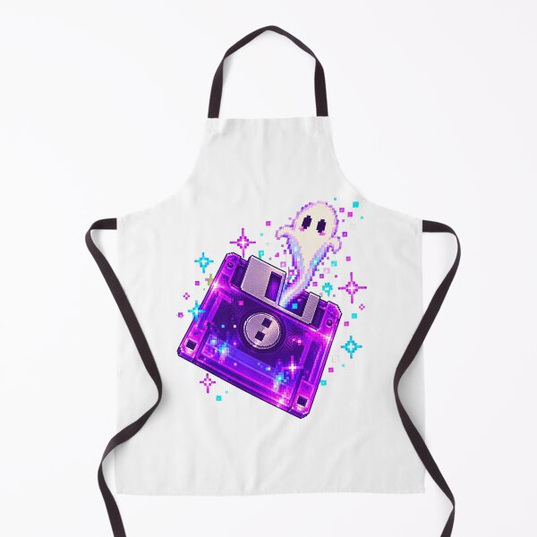 Item preview, Vaporwave Ghost Pixel Floppy Diskette Coder designed and sold by chattsuede.