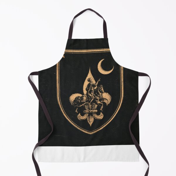 Item preview, Golden Knight Fleur-de-lis Crescent Moon Emblem designed and sold by POVAD.