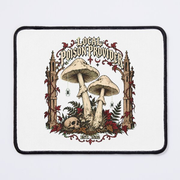 Item preview, Poison Provider Mushroom Skull Gothic Witch designed and sold by chattsuede.