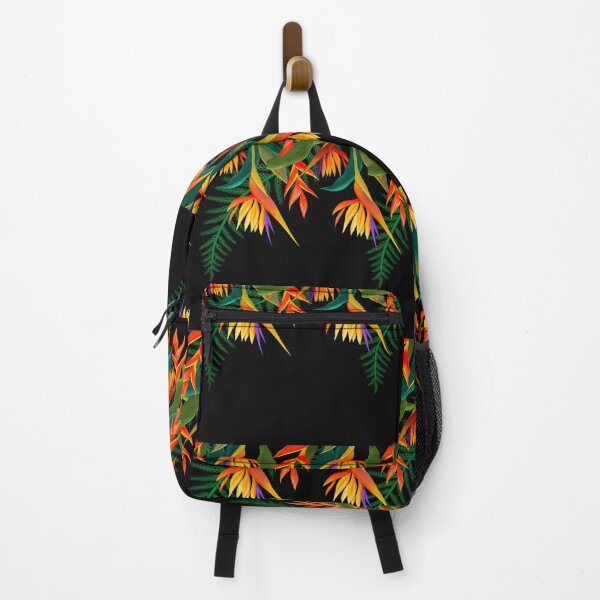 Item preview, Tropical Heliconia Floral Border Design designed and sold by Vellduria.