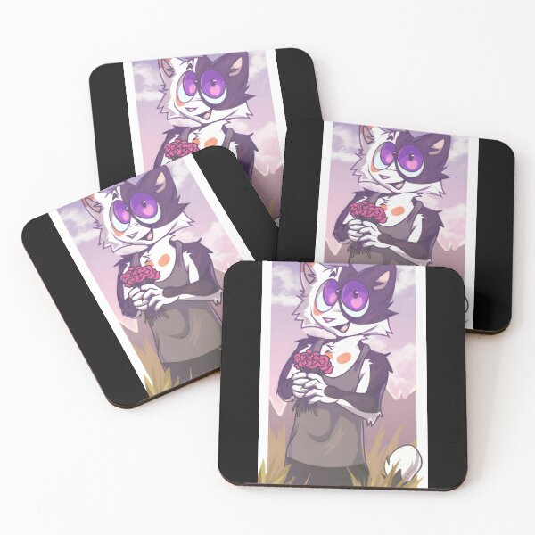 Item preview, Cute Furry Character Holding Flowers designed and sold by Fibi-studio.