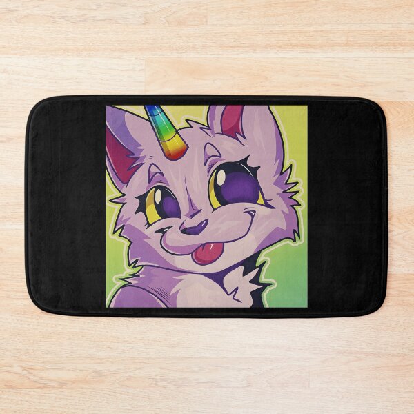 Item preview, Whimsical Unicorn Cat Character Art designed and sold by Fibi-studio.