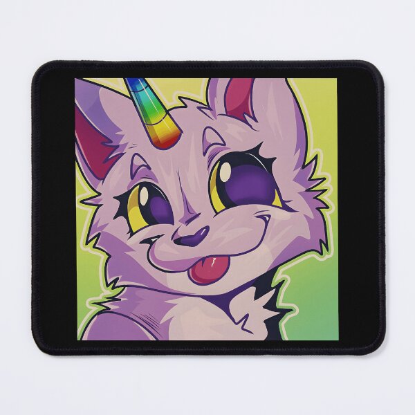 Item preview, Whimsical Unicorn Cat Character Art designed and sold by Fibi-studio.
