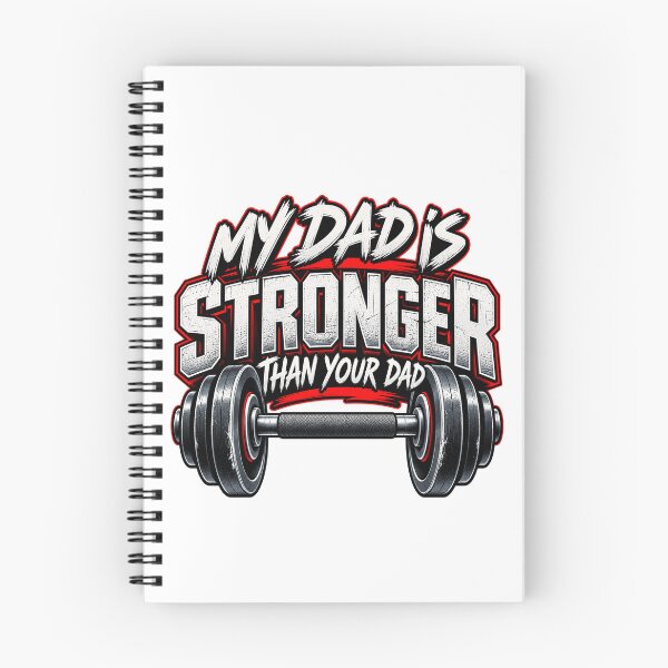 Item preview, My Dad Is Stronger Than Your Dad Funny Weightlifting Dad Gym Father Humor designed and sold by 76Valeria.