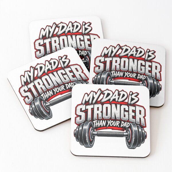 Item preview, My Dad Is Stronger Than Your Dad Funny Weightlifting Dad Gym Father Humor designed and sold by 76Valeria.