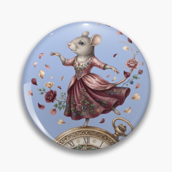 Item preview, Dancing Mouse on a Giant Pocket Watch designed and sold by ImageryLoom.