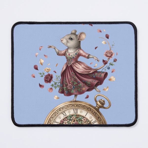Item preview, Dancing Mouse on a Giant Pocket Watch designed and sold by ImageryLoom.