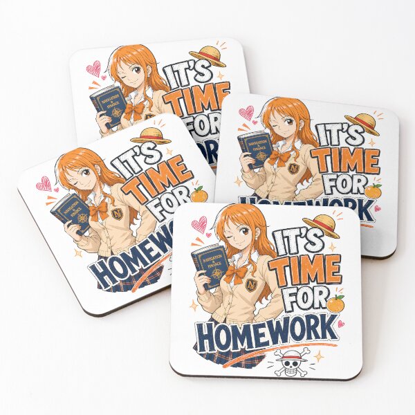 Item preview, It’s Time for Homework – Anime Study Design designed and sold by Smart-ish Studio.