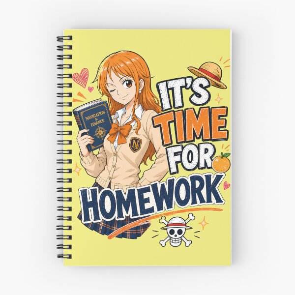 Item preview, It’s Time for Homework – Anime Study Design designed and sold by Smart-ish Studio.